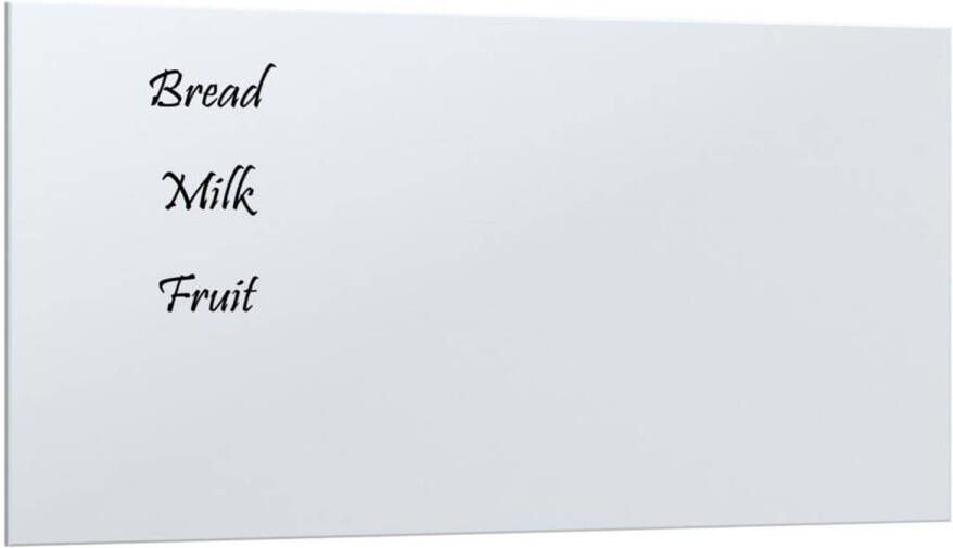 The Living Store Magneetbord Gehard glas Wandmontage 100x60cm