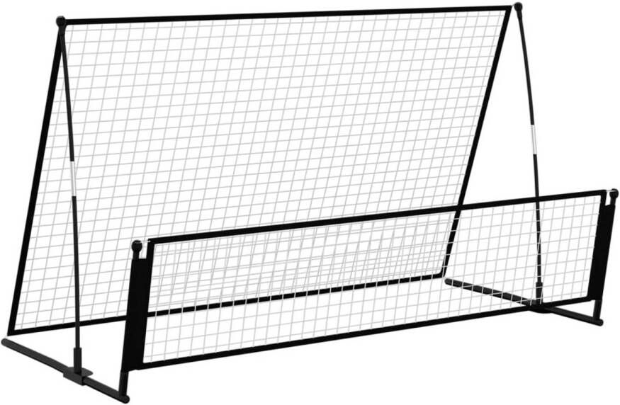 The Living Store Rebounder Voetbal Draagbaar 202 x 104 x 120 cm Reactieve vaardigheden Weerbestendig