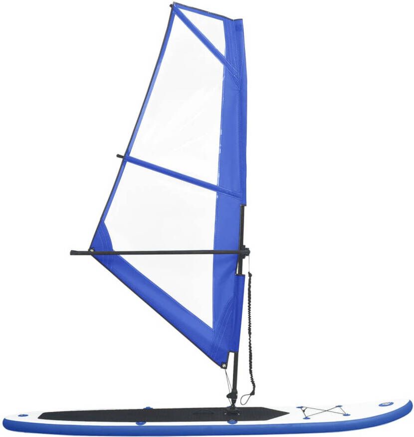 The Living Store Stand Up Paddleboard Opblaasbaar 330 x 72 x 10 cm Hogedruk schroefventielen Inclusief zeil