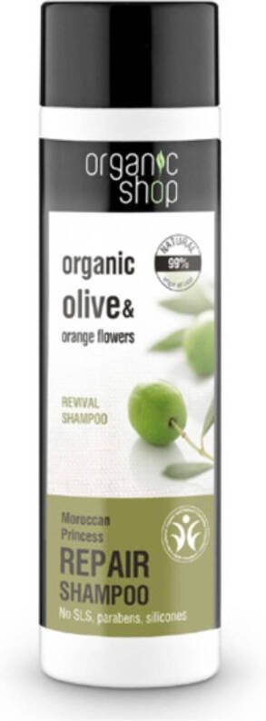 WAYS_ Organic Olive & Orange Flowers Repair Shampoo Revitaliserende haarshampoo 280ml
