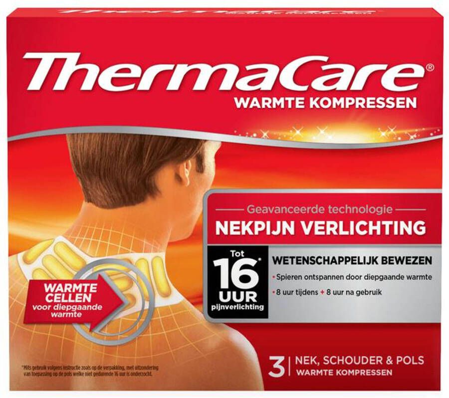 ThermaCare Warmte Kompressen Nek Schouder Pols 3ST