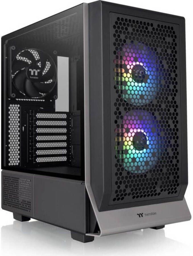 THERMALTAKE PC-behuizing CERES 300 TG ARGB (zwart) Medium tower E-ATX-formaat Zonder voeding