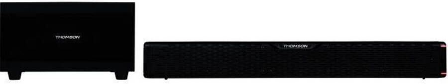 Thomson SB60BTS Draadloze soundbar met subwoofer Bluetooth 5.0 Stereosysteem 60W Muurbevestiging Zwart