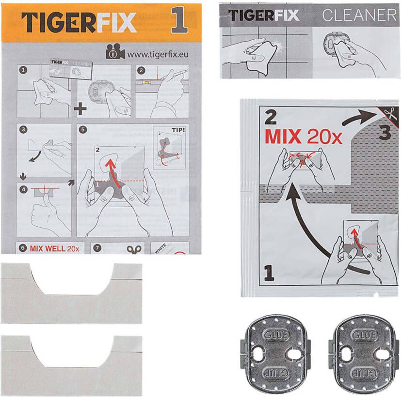Tiger Bevestigingsmateriaal Fix Type 1 metaal 398730046