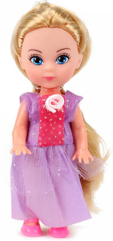 Toi-Toys mini mode-prinses paars jurkenbloem