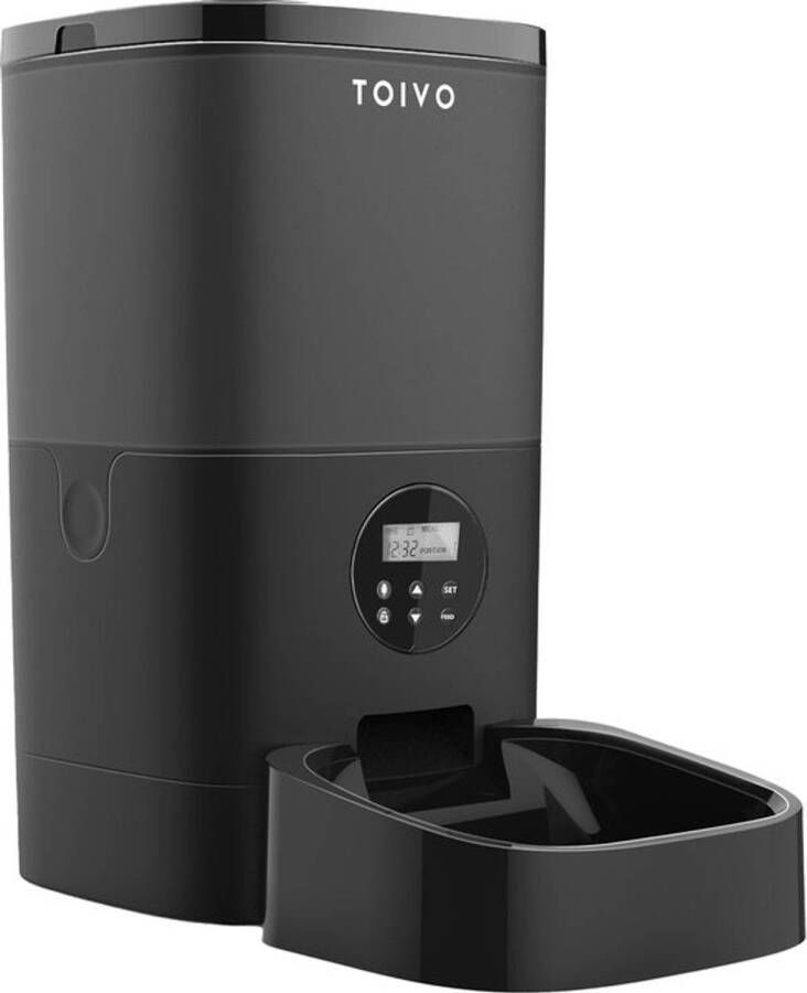 Toivo Voerautomaat 4 Liter Instelbaar Voedingsschema Automatische Voerbak Voerdispenser Katten en Honden