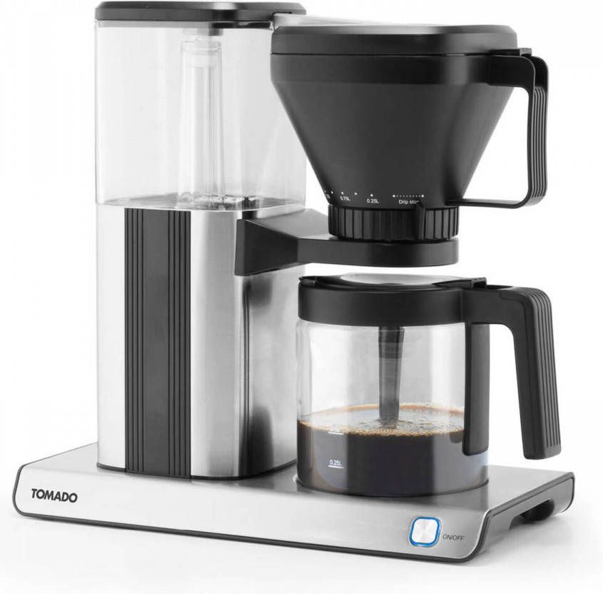 Tomado TCM1301S Koffiezetapparaat 1.25 L inhoud Filterkoffie RVS - Foto 2
