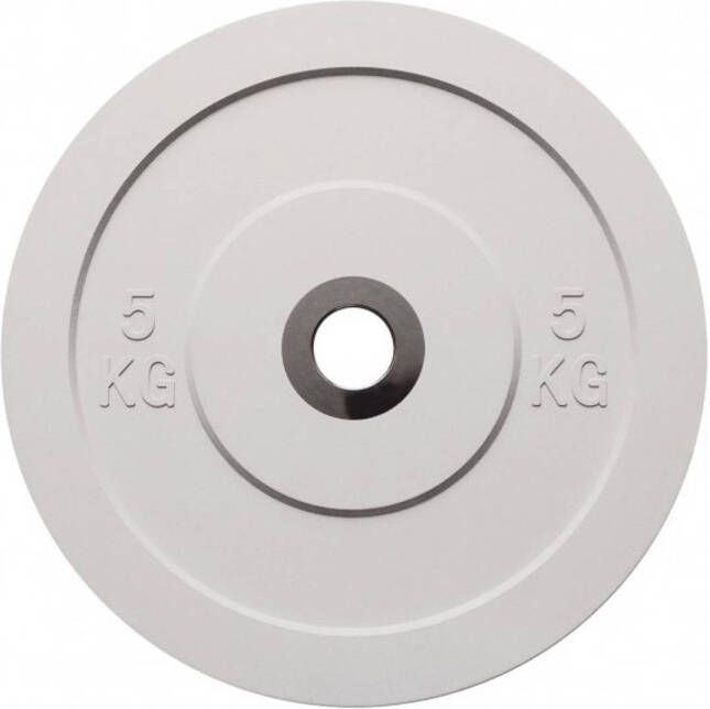 Toorx Fitness Bumper Plates Challenge 50mm diameter 5 kg Grijs