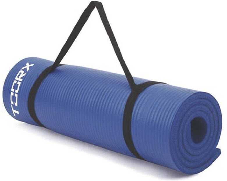 Toorx Fitness Fitnessmat Met Draagkoord Blauw