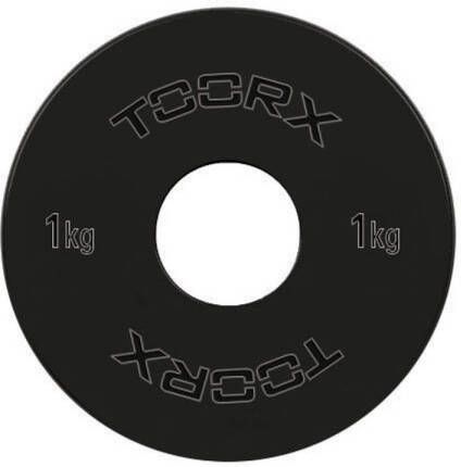 Toorx Fitness Micro Halterschijven 50 mm Zwart Staal 1kg