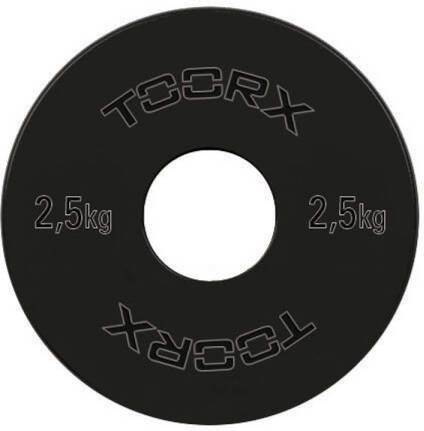 Toorx Fitness Micro Halterschijven 50 mm Zwart Staal 2.5kg