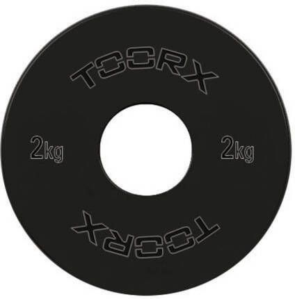 Toorx Fitness Micro Halterschijven 50 mm Zwart Staal 2kg