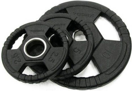 Toorx Fitness Rubber Olympische Halterschijf 50mm Met Handvaten 1 25 kg