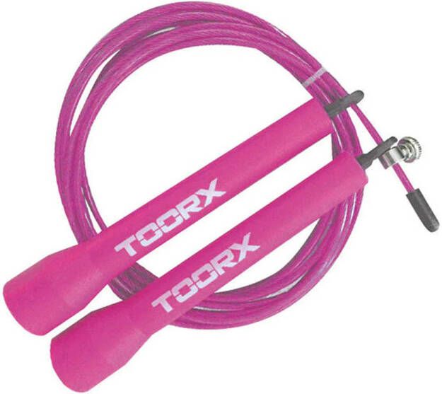 Toorx Fitness Speedrope Staal met kunststof handvatten Roze