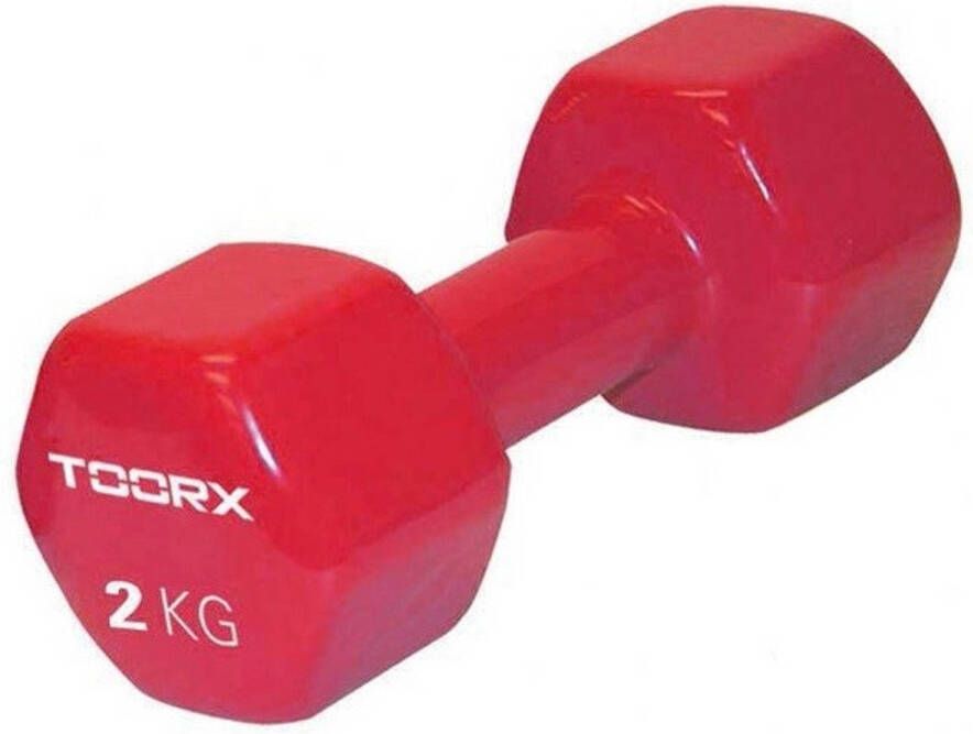 Toorx Fitness Toorx Vinyl Dumbbell Per Stuk 2 kg Rood