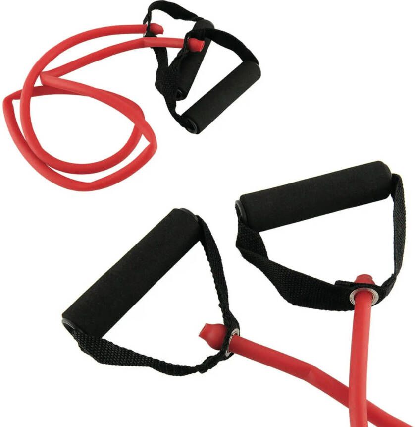 Toorx Fitness Weerstandsband met Grip Licht Rood