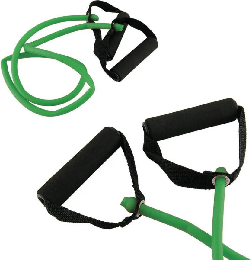 Toorx Fitness Weerstandsband met Grip Medium Groen