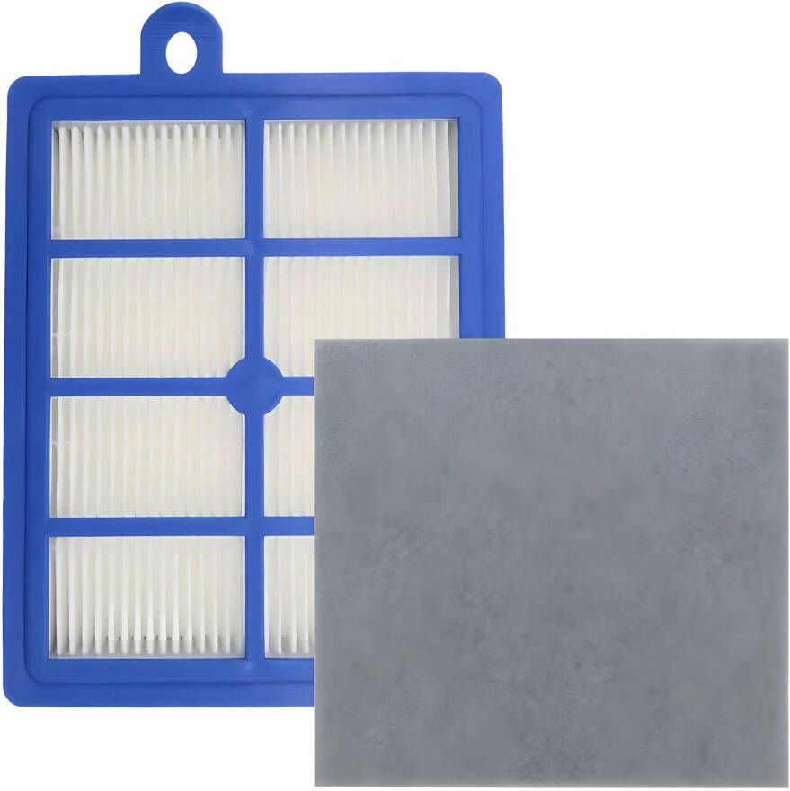 TotalReplace 1x HEPA en 1x invoer filter set geschikt voor Philips Performer Expert Silent PerformerPro Vervanging onderdeel. 1