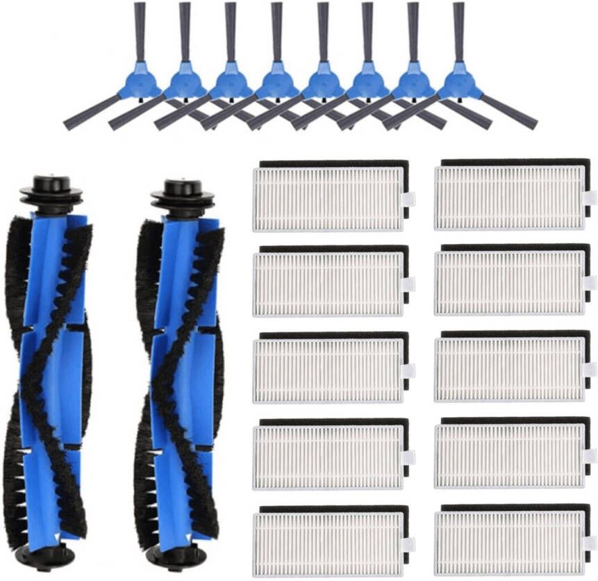 TotalReplace XL Borstel & Filter set voor Eufy Robovac 11s & Robovac 12 30 35