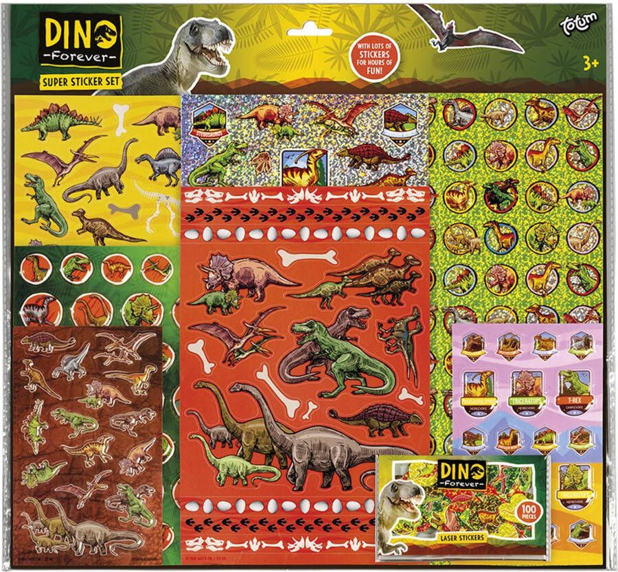 Totum Dino super stickerset 075078