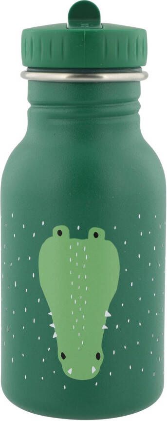 Trixie drinkfles Mr. Crocodile junior 350 ml RVS groen