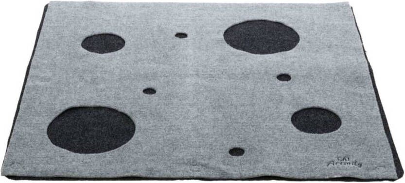 Trixie kattenspeelgoed Cat Activity Adventure Carpet Grijs 99 x 99 cm