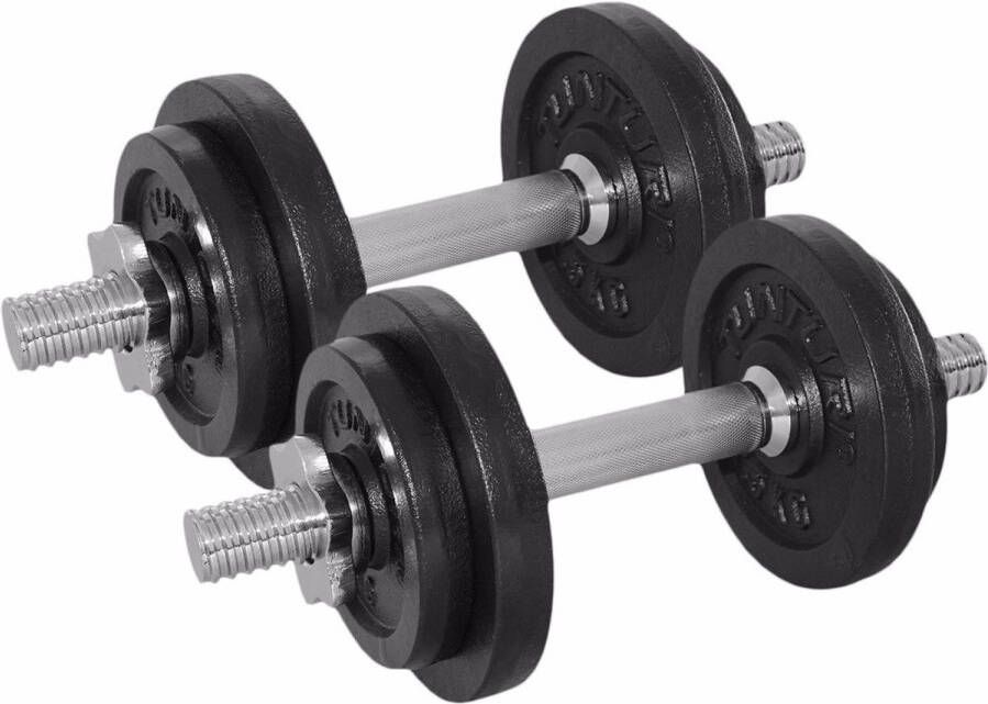 Tunturi Dumbbellset Gietijzer 2 x 10 kg (20 kg)