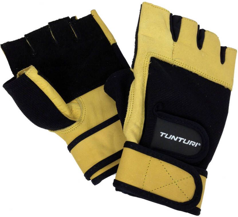 Tunturi fitness-handschoenen High Impact zwart geel maat XXL