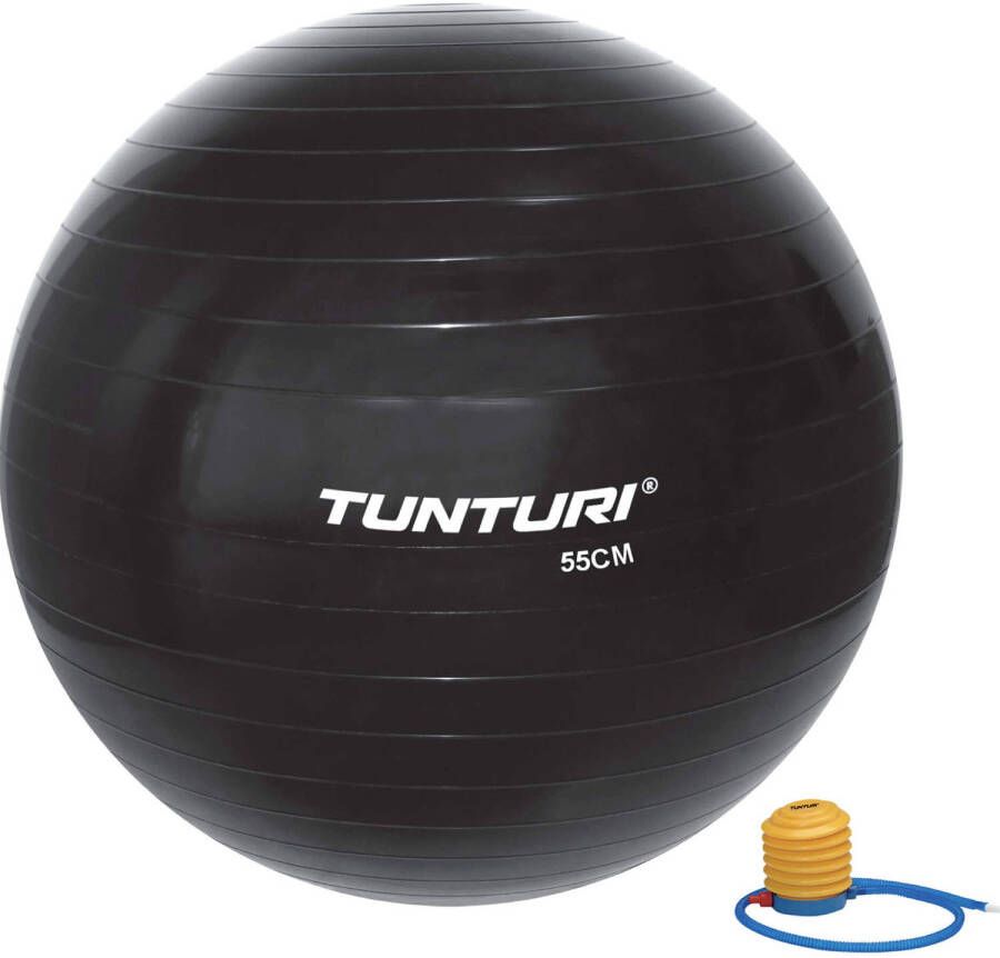 Tunturi fitnessbal 90 cm zwart