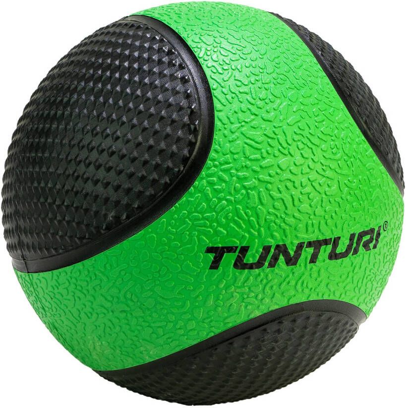 Tunturi fitnessbal Medicine 2 kg 19 cm rubber groen zwart