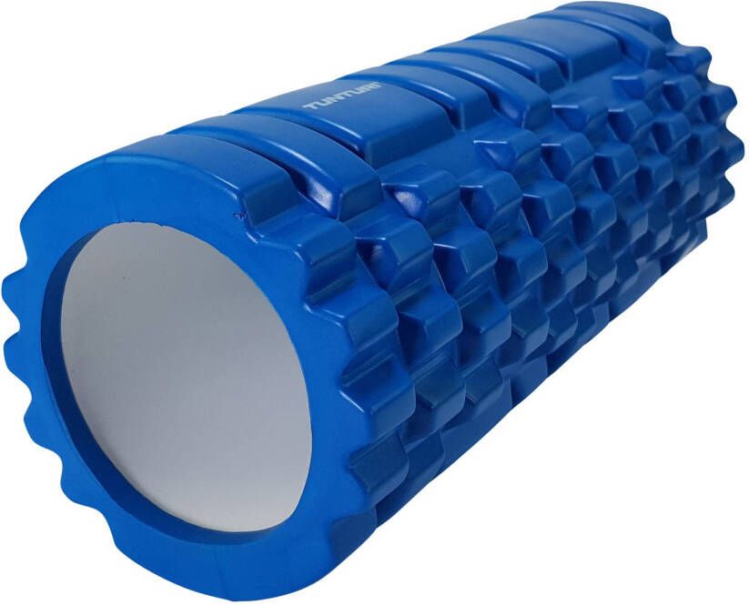 Tunturi foamroller Yoga Grid 33 cm blauw