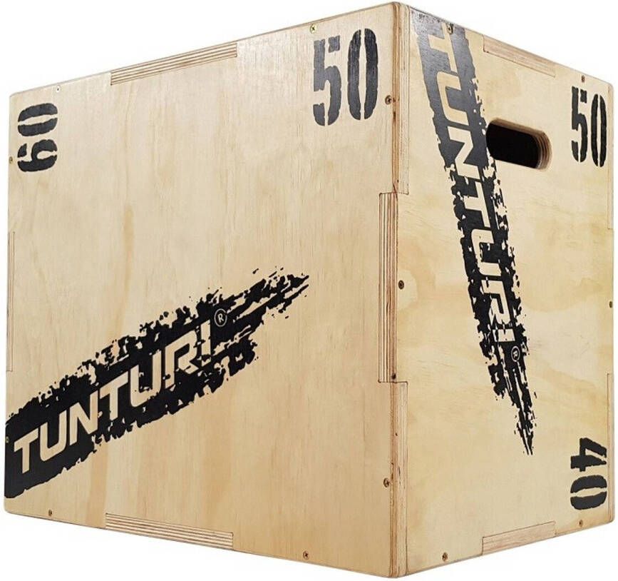 Tunturi Plyo Box Houten fitness kist 40 50 60cm