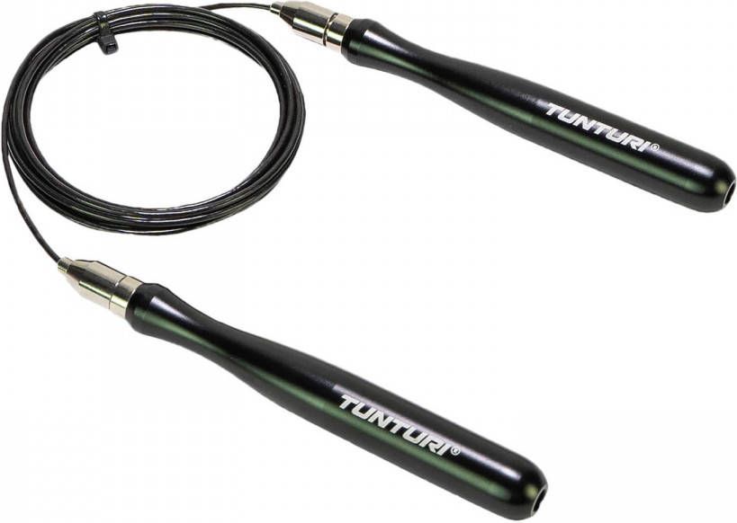 Tunturi Verstelbare Springtouw Pro Speed Rope 3 M Zwart