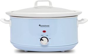 TurboTronic SC6P Slowcooker – 6.5 Liter – Blauw