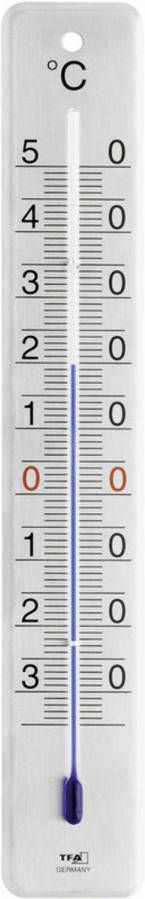 Ubbink Binnen buiten thermometer RVS 4 5 x 28 cm Buitenthemometers Temperatuurmeters