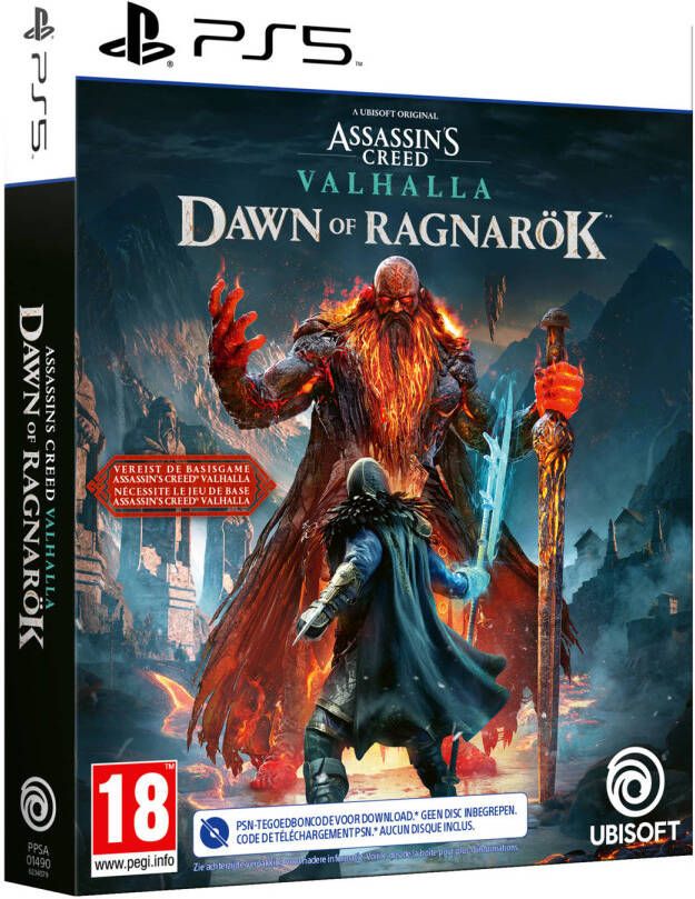 Assassins creed Valhalla Dawn of Ragnarök uitbreiding (Code in a Box) (PlayStation 5)