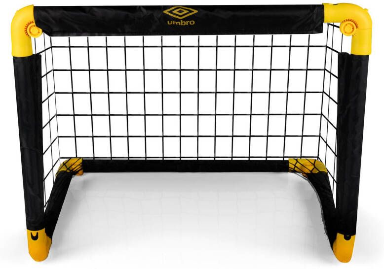 Umbro Voetbaldoel Opvouwbare Voetbalgoal 50 x 44 x 44cm Zwart Geel