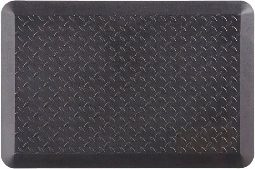 Uniconfort Anti Vermoeidheidsmat Ergonomische Werkplaatsmat Sta Mat 75 x 50 x 1 5 CM Anti-Slip Zwart