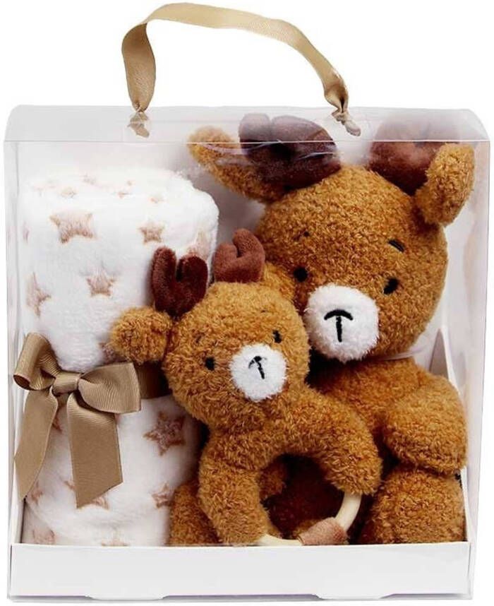 Unique Living Giftbox Baby Surprise Reindeer 90x75cm