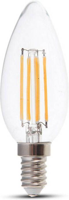 V-TAC Vt-1986-n E14 Transparante Led Bol Helder Kaars Ip20 4w 400 Lumen 3000k