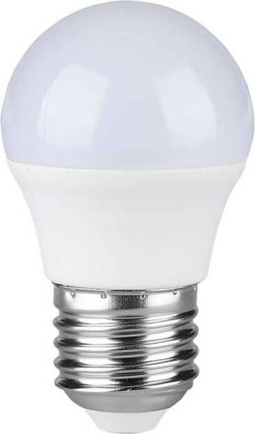 V-tac VT-246-N E27 LED Lamp Golf Samsung IP20 Wit 4.5W 470 Lumen 4000K 5 Jaar