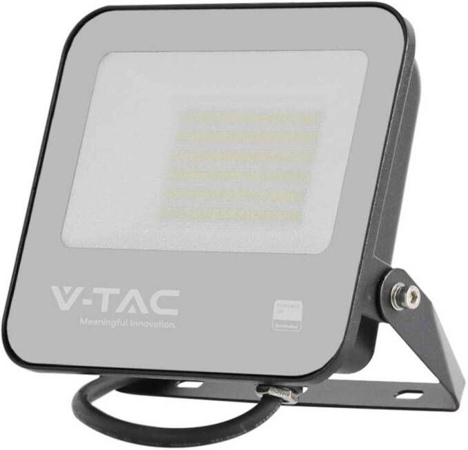 V-TAC Vt-4455-b Zwarte Led Schijnwerpers Samsung Ip65 50w 5740 Lumen 4000k 5 Jaar