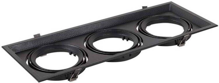 V-tac VT-7223-B LED-spots AR111 fittingen IP20 Zwart Modelnr: VT-7223-B