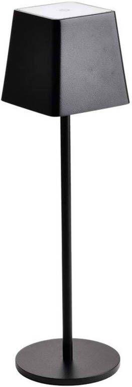 V-tac VT-7563-B Oplaadbare tafellamp Zwart IP54 2W 200 Lumen 3000K