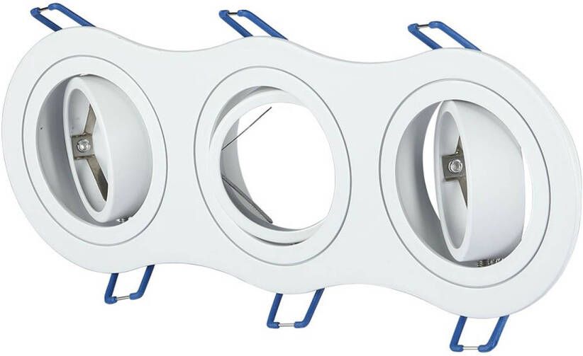 V-tac VT-784RD-WH LED-spots Inbouwarmatuur GU10 IP20 Wit Modelnr: VT-784RD-WH