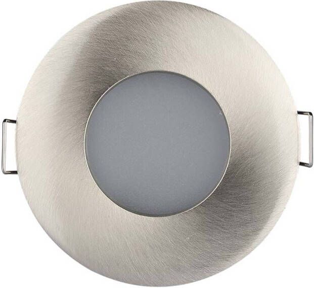 V-tac VT-787RD-SN LED-spots Inbouwarmatuur GU10 IP54 Satijn Nikkel Modelnr: VT-787RD-SN