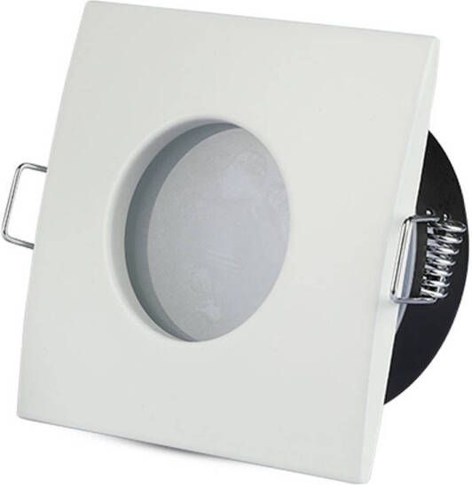 V-tac VT-787SQ-WH LED-spots Inbouwarmatuur GU10 IP54 Wit Modelnr: VT-787SQ-WH