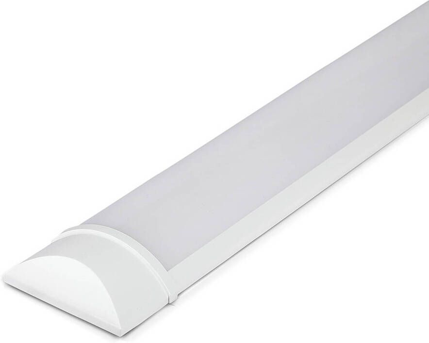V-tac VT-8-10 Witte LED TL-beslag Prismatisch Samsung IP20 10W 1000 Lumen 3000K 5 Jaar 30CM Modelnr: