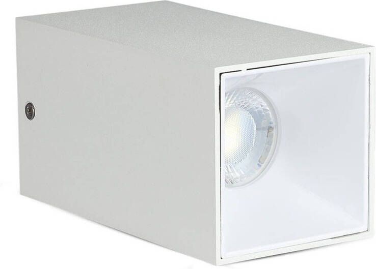 V-tac VT-882-W LED-spots opbouwfittingen GU10 IP20 wit+wit Modelnr: VT-882-W