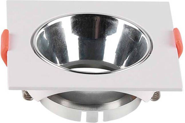 V-tac VT-932-WCH LED-spots Inbouwarmatuur GU10 IP20 Wit+Chroom Modelnr: VT-932-WCH